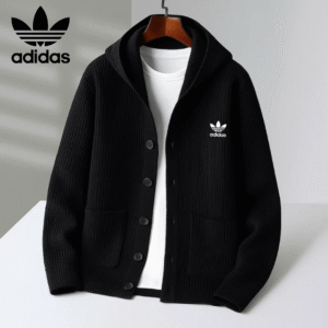 AD® Essential Ribbed Knit Hoodie